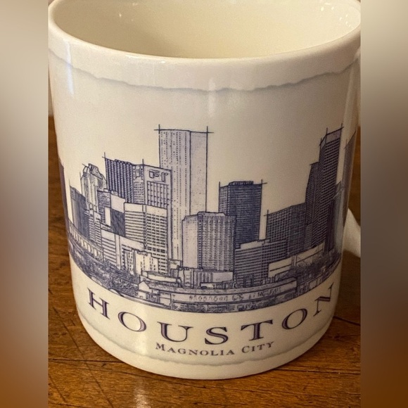 Starbucks 2007 Coffee Mug Houston Magnolia City 18 Oz Architectural Seri… - Picture 2 of 7